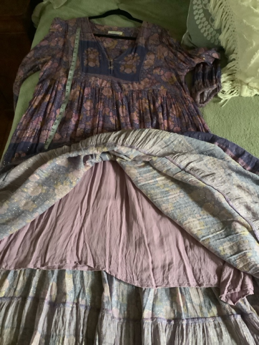 Spell Lavender Floral Boho Maxi Dress - Picture 8 of 8